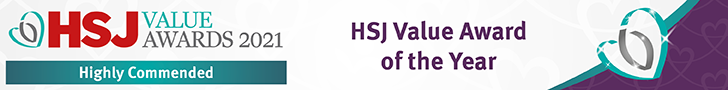HSJ Values Awards 2021 Highly Commended 