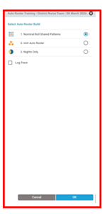 How to Auto Roster :: Midlands Partnership University NHS Foundation Trust