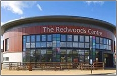 The outside of The Redwoods Centre