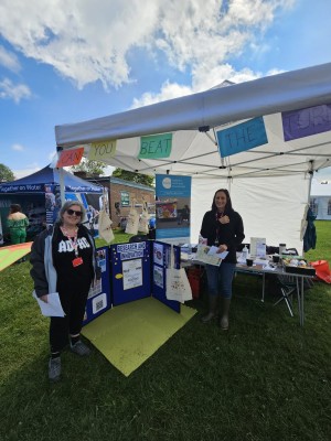 The team photographed at a County show event.