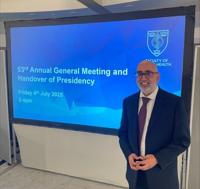 Prof Zafar Iqbal at the FPH Presidency handover.jpeg